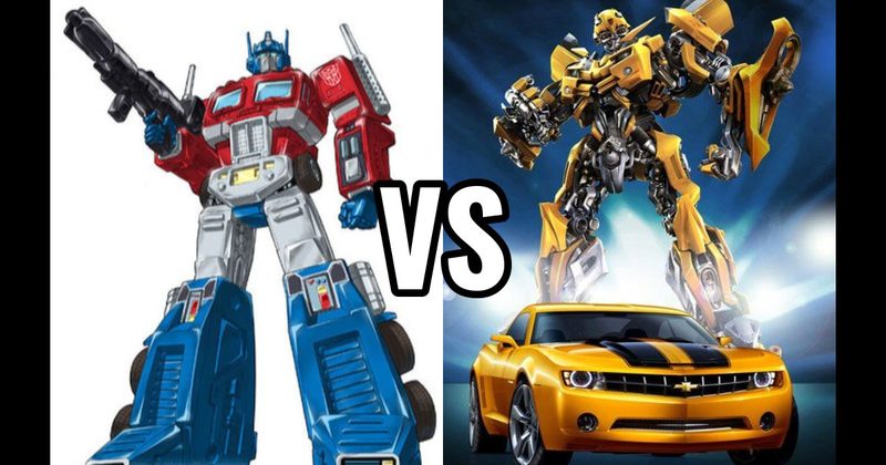 Bumblebee (Transformers) vs. Optimus Prime (Transformers)