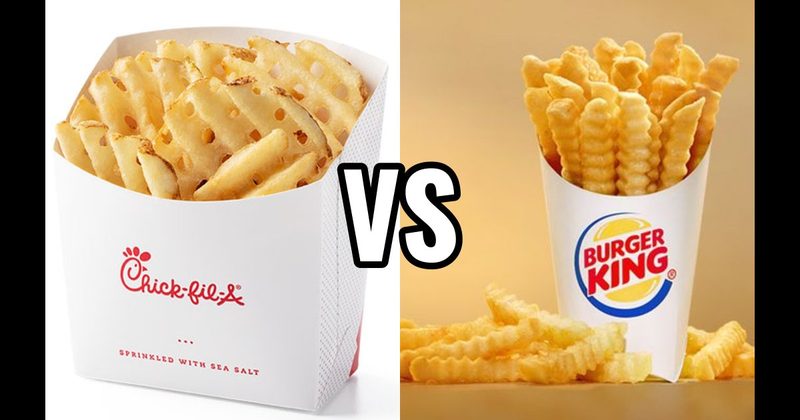 Burger King Fries vs. Chick-fil-A Waffle Fries