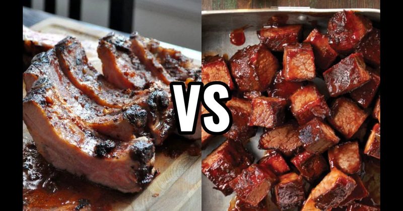 Burnt Ends vs. Pork Ribs