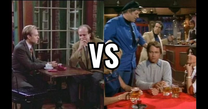 CAFÉ NERVOSA (Frasier) vs. Regal Beagle (Three’s Company)