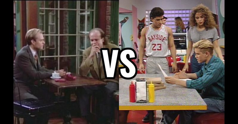 CAFÉ NERVOSA (Frasier) vs. THE MAX (Saved by the Bell)
