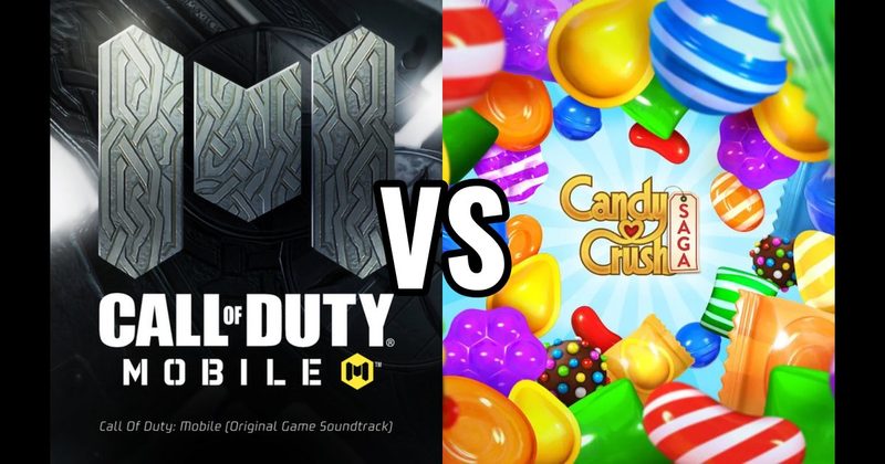 Call of Duty Mobile vs. Candy Crush