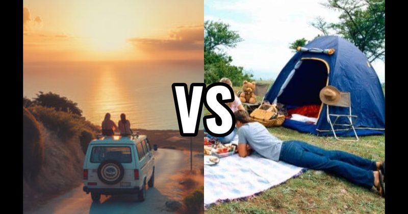 Camping Trip vs. Road Trip