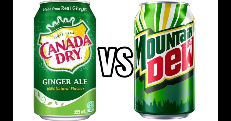 Canada Dry Ginger Ale vs. Mountain Dew