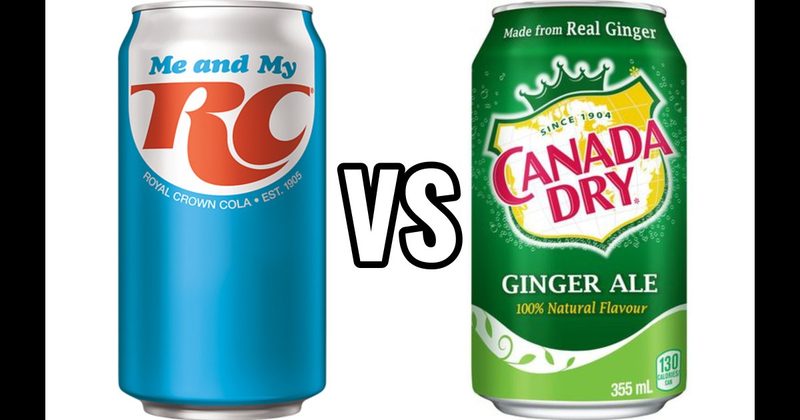 Canada Dry Ginger Ale vs. RC Cola