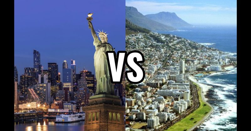 Cape Town, South Africa vs. New York City