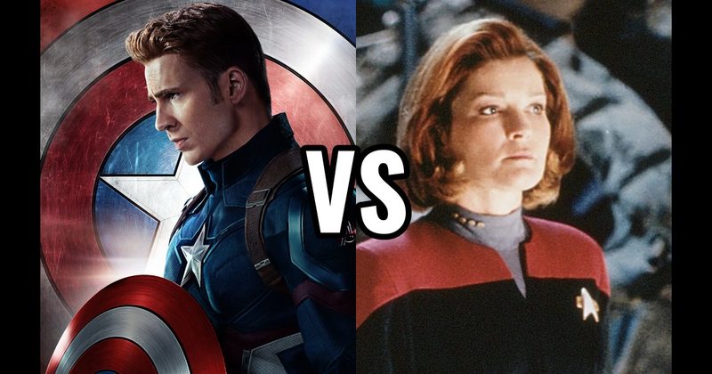 Captain America (Steve Rogers) vs. Captain Kathryn Janeway