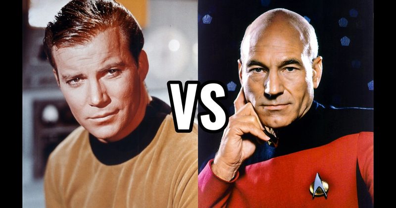 Captain James T. Kirk vs. Captain Jean-Luc Picard