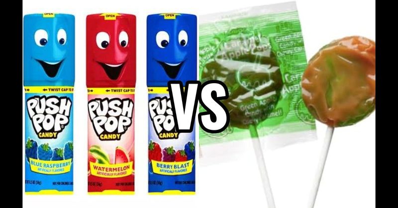 Caramel Apple Pop vs. Push Pop