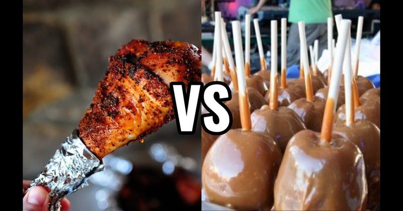 Caramel Apple vs. Turkey Leg