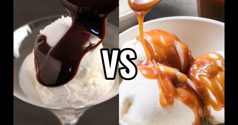 Caramel Sauce vs. Hot Fudge