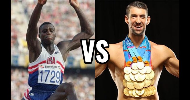 Carl Lewis vs. Michael Phelps