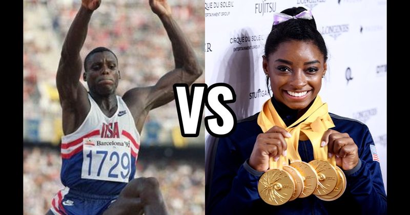 Carl Lewis vs. Simone Biles