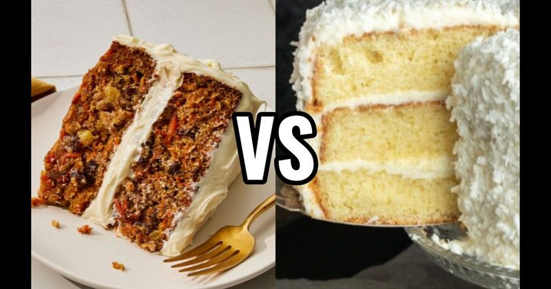 Carrot Cake vs. Coconut Cake