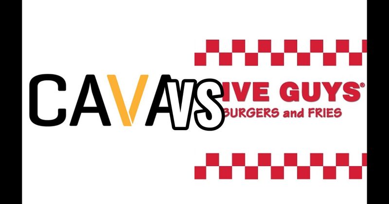 Cava vs. Five Guys Burgers and Fries