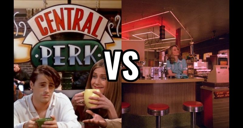 Central Perk vs. Double R Diner (Twin Peaks)