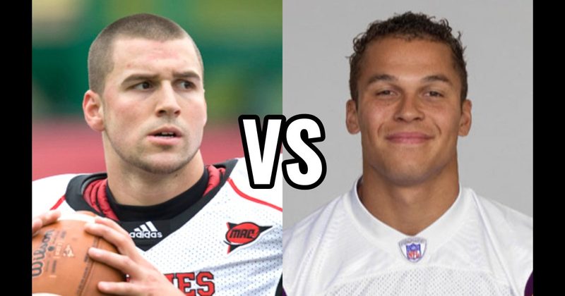 Chandler Harnish (2012) vs. Ryan Hoag (2003) 