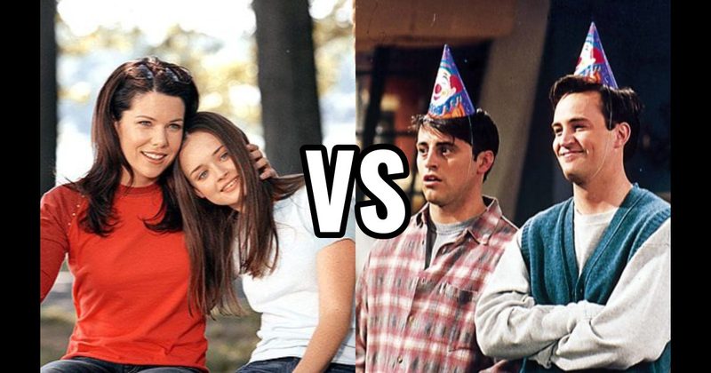 Chandler & Joey (Friends) vs. Lorelai & Rory Gilmore (Gilmore Girls)