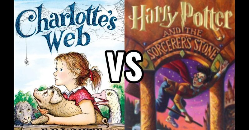 Charlotte's Web (book) vs. Harry Potter and the Sorcerer's Stone (book)