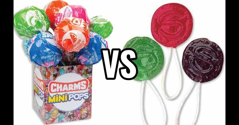 Charms Mini Pops vs. Saf-T-Pops