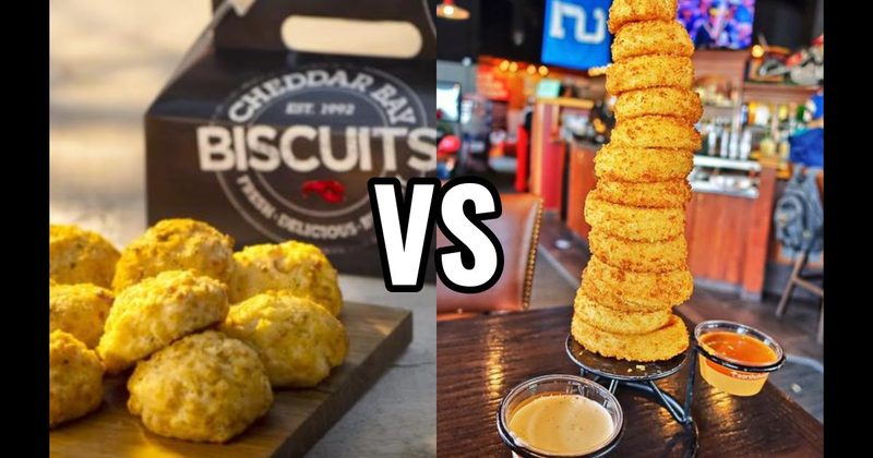 Cheddar Bay Biscuits (Red Lobster) vs. Towering Onion Rings (Red Robin)
