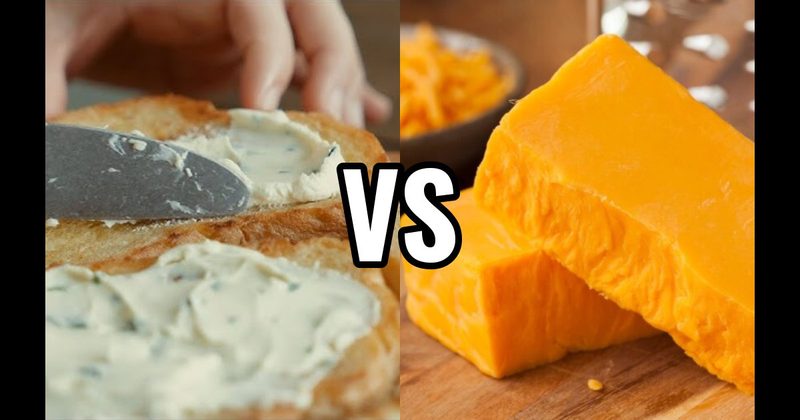 Cheddar Cheese vs. Cream Cheese