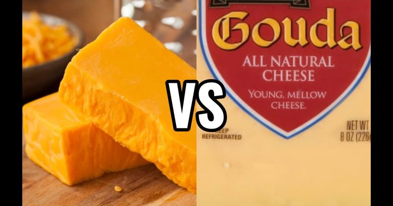 Cheddar Cheese vs. Gouda Cheese