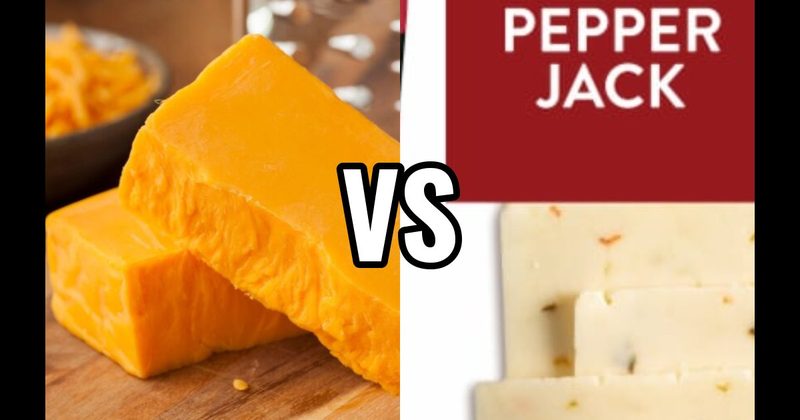 Cheddar Cheese vs. Pepper Jack Cheese