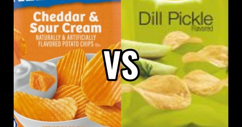 Cheddar & Sour Cream vs. Dill Pickle