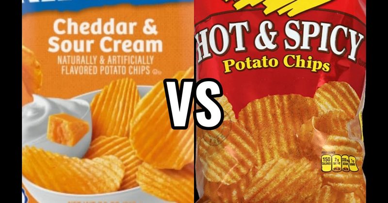 Cheddar & Sour Cream vs. Hot & Spicy