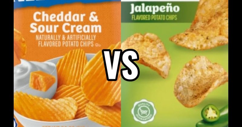 Cheddar & Sour Cream vs. Jalapeño