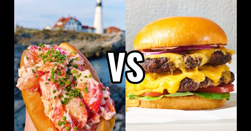Cheeseburger vs. Lobster Roll