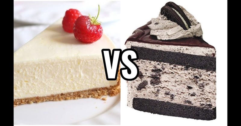 Cheesecake vs. Cookies & Cream Cake