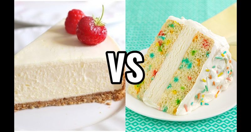 Cheesecake vs. Funfetti Cake