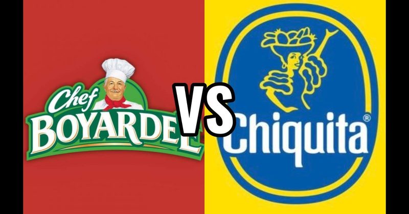 Chef Boyardee vs. Chiquita Banana Lady