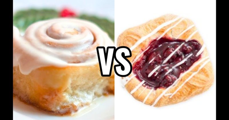 Cherry Danish vs. Cinnamon Roll
