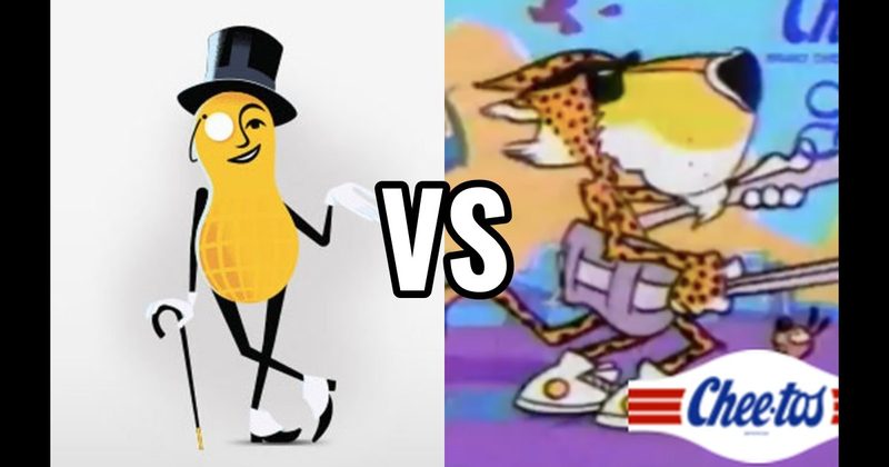 Chester Cheetah (Cheetos) vs. Mr. Peanut