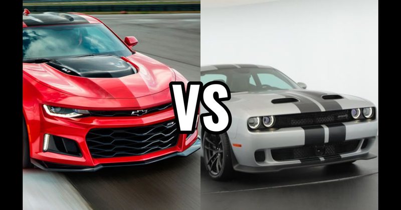 Chevrolet Camaro ZL1 vs. Dodge Challenger SRT Hellcat