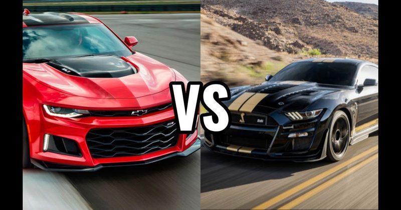 Chevrolet Camaro ZL1 vs. Ford Mustang Shelby GT500
