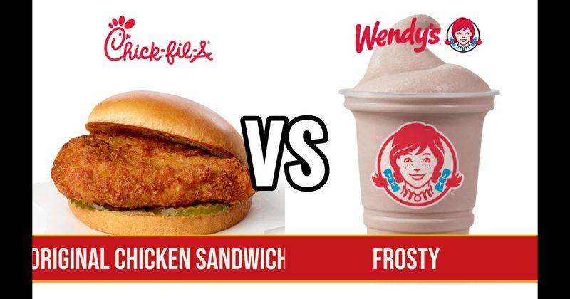 Chick-fil-A Original Chicken Sandwich vs. Wendy’s Frosty