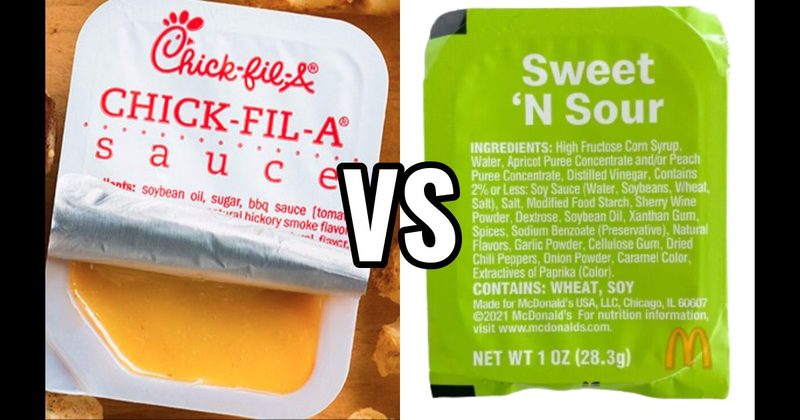 Chick-fil-A Sauce (Chick-fil-A) vs. McDonald’s Sweet ‘N Sour Sauce (McDonald’s)