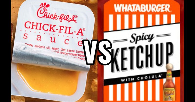 Chick-fil-A Sauce (Chick-fil-A) vs. Whataburger Spicy Ketchup (Whataburger)