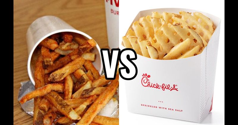 Chick-fil-A Waffle Fries vs. Five Guys French Fries