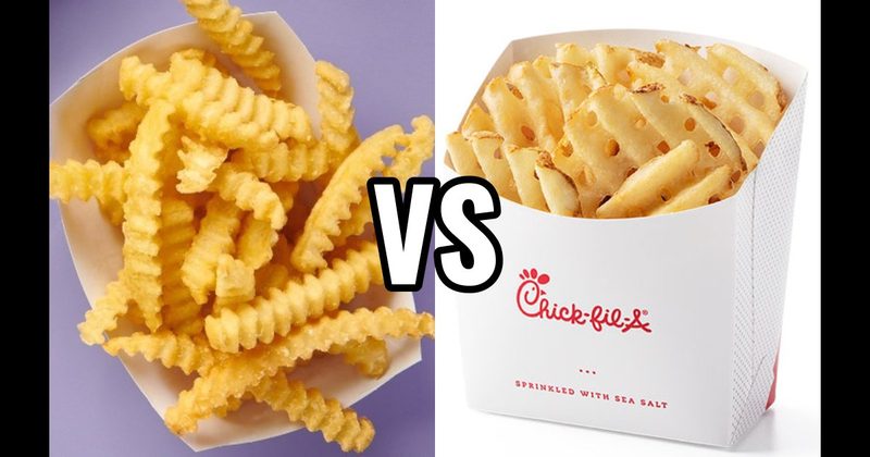 Chick-fil-A Waffle Fries vs. Shake Shack Crinkle Cut Fries