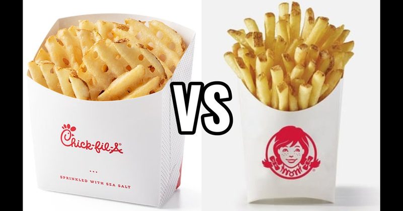Chick-fil-A Waffle Fries vs. Wendy's Natural-Cut Fries