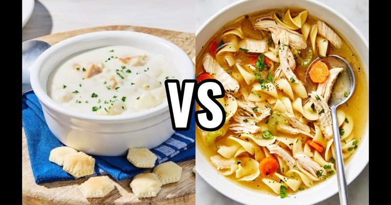 Chicken Noodle vs. Clam Chowder