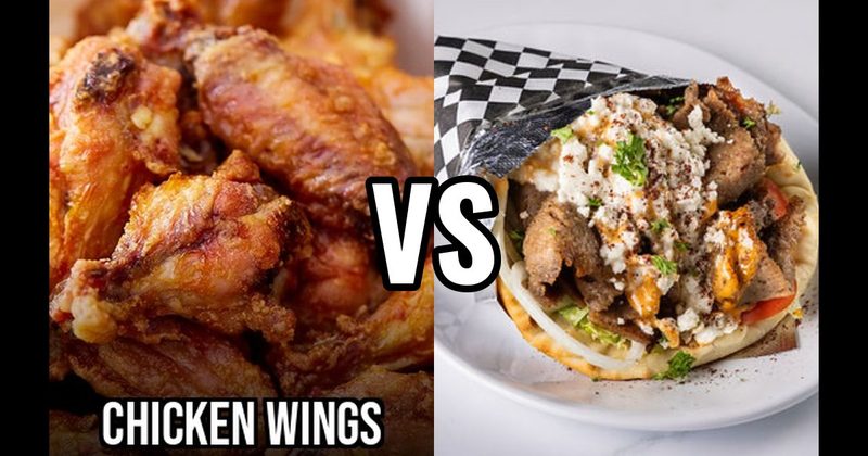 Chicken Wings vs. Gyro