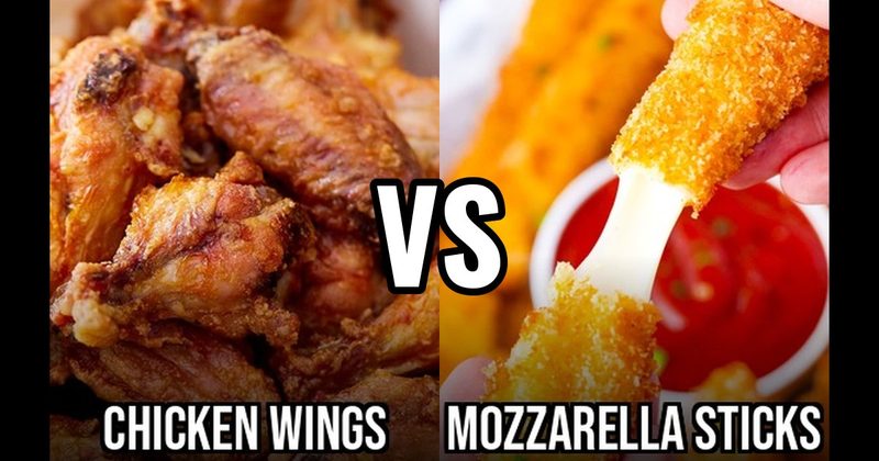 Chicken Wings vs. Mozzarella Sticks