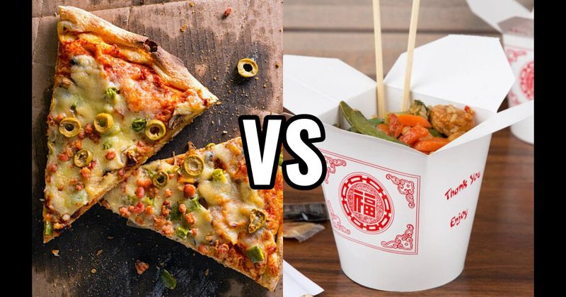 Chinese Food vs. Cold Pizza