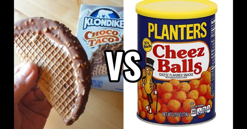 Choco Taco vs. Planters Cheez Balls